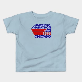 Retro Marathon - Chicago 1970 America's Marathon Kids T-Shirt